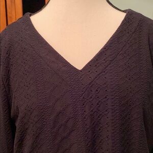 Liz Claiborne Black Long Sleeve top